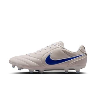 Nike Mens Tiempo Ligera Pro Firm-Ground Low-Top Soccer Cleats in White | HQ3158-101