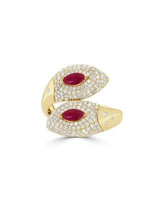 Sabrina Designs 14K 1.08 Ct. Tw. Diamond Bypass Ring