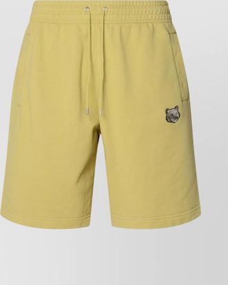 Maison Kitsun&eacute; cotton bermuda shorts