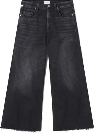 Citizens Of Humanity High-waisted Wide Jeans - Dames - Loose Fit Jeans - Zwart - W30 - Katoen - Jeans