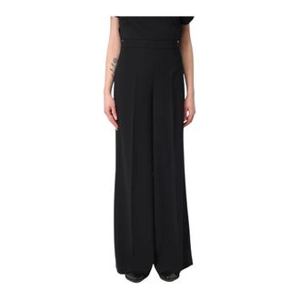 Twinset Wide Trousers, female, Black, S, Wide Leg Trousers