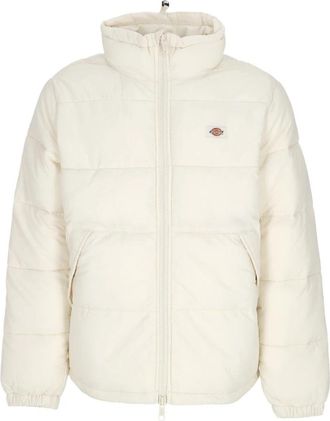 Dickies Witkap Grijs Donsjack Waterafstotend - Heren - Winterjassen - Wit - XL - Polyester - Jassen