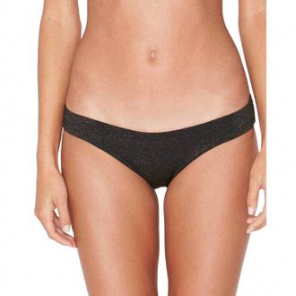 L*Space Shine On Me Sandy Reversible Classic Bikini Bottom In Black