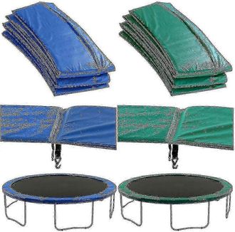 OEM Tapete Protector Premium Para Trampol&iacute;n (cubierta De Muelles) Tienda Senzhe, Versi&oacute;n Azul Con Forro Verde O Azul