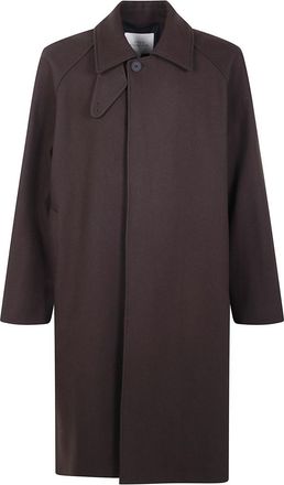 STUDIO NICHOLSON Cabo Raglan Wool Coat