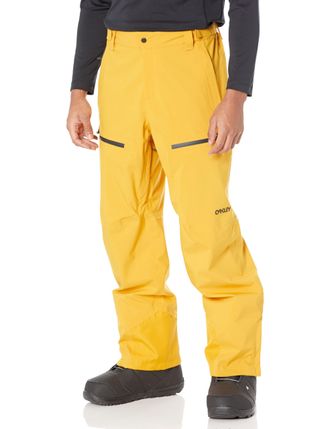 Oakley Mens Thermonuclear Protection Lined Shell Pant 2.0 Casual, Amber Yellow, Medium