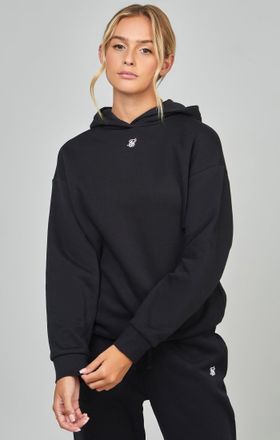 Siksilk Sudadera SikSilk para Mujer en Negro Essential Overhead XXS
