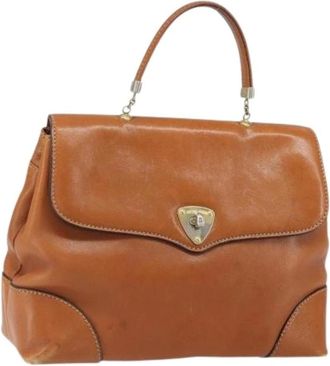 Bottega Veneta Pre-owned Handbags, female, Brown, Size: ONE SIZE Pre-owned Vintage Hand Bag