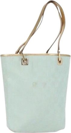 Gucci Pre-owned Tote Bags, female, Green, Size: ONE SIZE Pre-owned Vintage Tote Bag