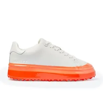 Mallet Footwear Grftr Dip Low-Top Platform Trainers in White at Nordstrom, Size 10