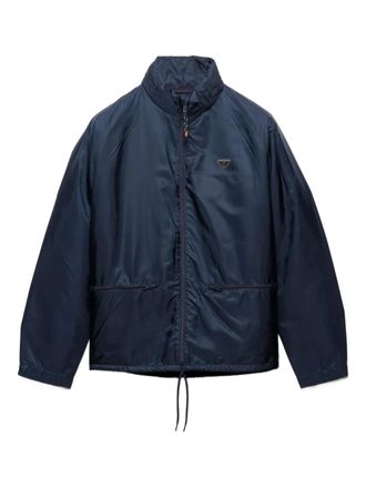 Prada Giacca con cappuccio rimovibile - Blu