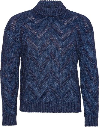 Henrik Vibskov Maglione a collo alto - Blu