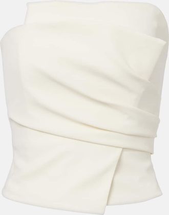 The Sei Top a fascia in crêpe