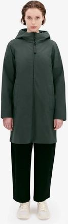 Elvine Stijlvolle Sea Weed Overgangsjas - Dames - Parka Jassen - Groen - XS - Jassen