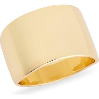 Nordstrom Rack Cigar Band Ring in Gold at Nordstrom Rack, Size 9