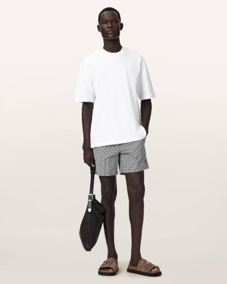 AllSaints Haven Embroidered Logo Oversized T-Shirt