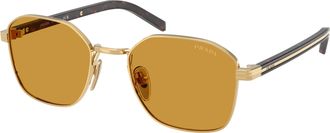 Prada Dark Honey Square Mens Sunglasses PR C50S 5AK50P 51