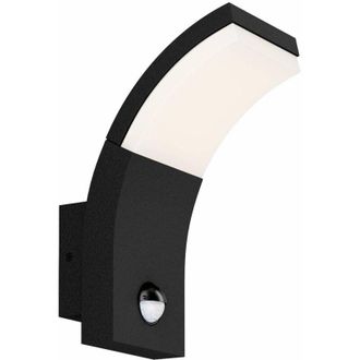 Lucande Led Timm in Nero da Alluminio - Lucande