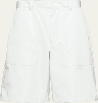 Prada Mens Nylon Bermuda Shorts