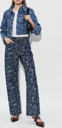 Ganni Denim Jacket, Womens, Blue
