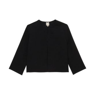 Ines De La Fressange Magoo Jacket - Dames - Zomerjassen - Zwart - XL - Linnen - Jassen