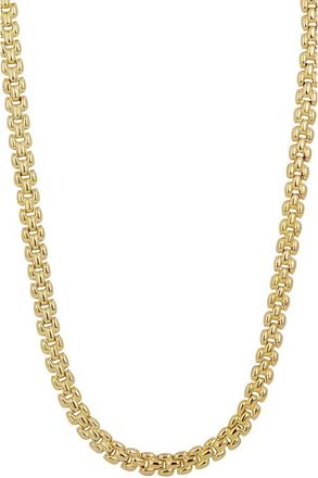 Savvy Cie Jewels 18K Over Silver Panther Link Necklace