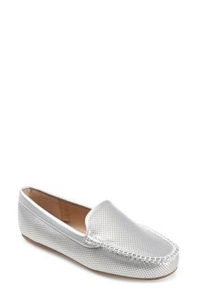 Journee Collection JOURNEE Halsey Loafer in Silver at Nordstrom Rack, Size 6.5