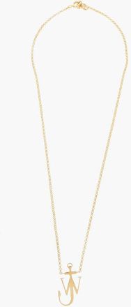 J.W.Anderson Golden Effect Brass ANCHOR Necklace size Unica
