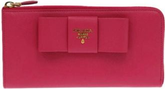 Prada Pre-owned Wallets, female, Pink, Size: ONE SIZE Pre-owned Vintage Wallet
