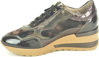 DL Sport Schoenen, Dames, Bruin, 38 EU, Combi Runner N+tiret spie Z
