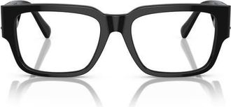 Versace 53mm Square optical glasses in Black at Nordstrom