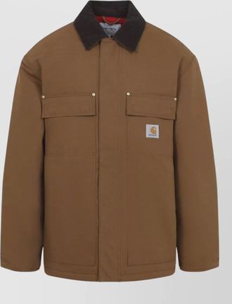 Carhartt Work in Progress arctic coat buttoned cuffs and pockets