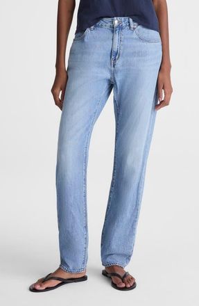 Madewell The Dean Easy Straight Airy Denim Jeans in Faded Horizon Wash at Nordstrom, Size 29