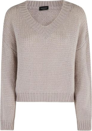 Roberto Collina Textured Knit V-Neck Sweater