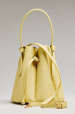 Melie Bianco Laguna Cinched Vegan Leather Bucket Bag