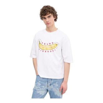 Fiorucci T-shirt Girocollo Stampa Banana Sound - - Tops - Uomo - Bianco - XL