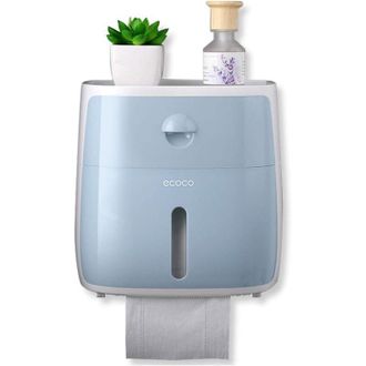 OEM Soporte Para Papel Higi&eacute;nico Con Adhesivo Fuerte, Sin Necesidad De Taladrar, Para Ba&ntilde;o, Autoadhesivo 3m, Resistente Al Agua Y Al Polvo (azul) - Crezuo