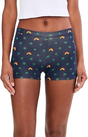 MeUndies Feel Free Boyshorts Womens Underwear Lucky Me : XS, Elastane/Synthetic