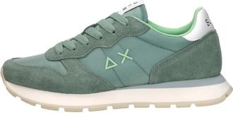 Sun 68 Ally Solid Nylon Sneakers - Dames - Sneakers - Groen - 40 EU - Nylon - Schoenen
