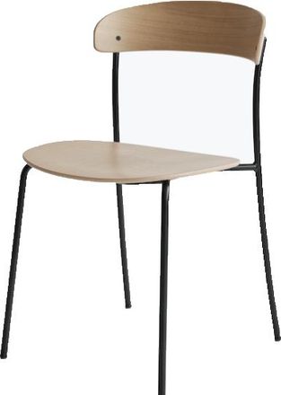 New Works Design Stuhl Missing ohne Armlehnen - Eichenholz geölt