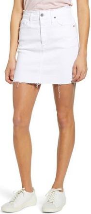 AG - Adriano Goldschmied Vera Cutoff Denim Miniskirt in Retro White at Nordstrom Rack, Size 24