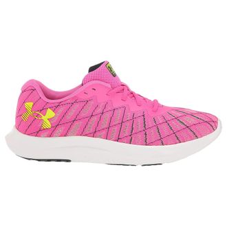 Under Armour Charged Breeze 2 Textile Womens Low Top Trainers - Pink Black - Size:UK 6.5