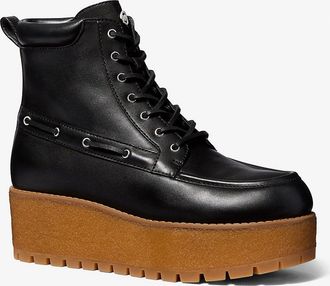 Michael Kors Kenny Leather Platform Boot
