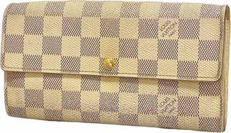 Louis Vuitton White Long Wallet (Bi-Fold) (Pre-Owned)