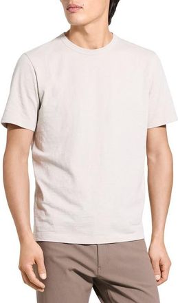 Theory Essential in Cosmos Slub Cotton Tee in Silver Cloud at Nordstrom, Size Xx-Large