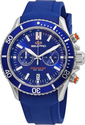 Seapro Thrash Chronograph Quartz Blue Dial Mens Watch SP0332