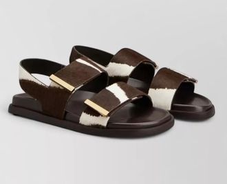Tod's pony hair sandals