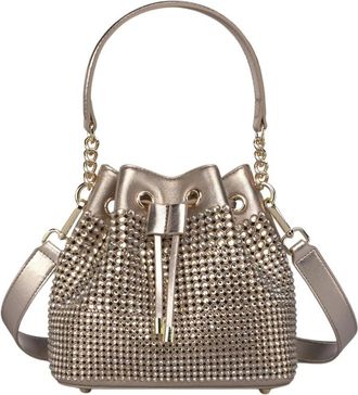 Alma En Pena Rhinestone emmer tas - Dames - Schoudertassen - Geel - ONE Size - Tassen