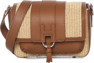 Hogan H01X Flap Bag - Dames - Schoudertassen - Bruin - ONE Size - Leer - Tassen
