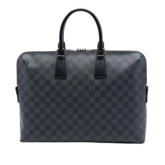 Louis Vuitton Pre-owned Porte Documents Jour - Heren - Pre-owned - Zwart - Maat: ONE Size Leer